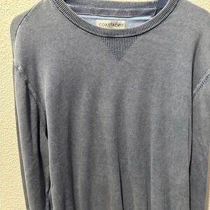 CoastAoro Men's Crewneck Sweater in Classic Blue